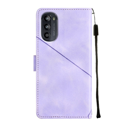 Skin-feel Embossed Leather Phone Case, For Motorola Moto G52, For Motorola Moto G62 5G, For Motorola Moto S30 Pro 5G, For Motorola Moto X30 Pro 5G