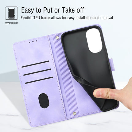 Skin-feel Embossed Leather Phone Case, For Motorola Moto G52, For Motorola Moto G62 5G, For Motorola Moto S30 Pro 5G, For Motorola Moto X30 Pro 5G