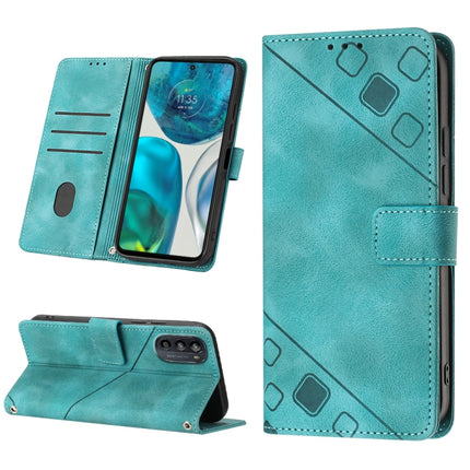 Skin-feel Embossed Leather Phone Case, For Motorola Moto G52, For Motorola Moto G62 5G, For Motorola Moto S30 Pro 5G, For Motorola Moto X30 Pro 5G