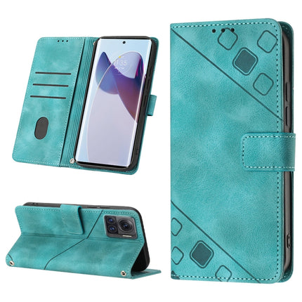 Skin-feel Embossed Leather Phone Case, For Motorola Moto G52, For Motorola Moto G62 5G, For Motorola Moto S30 Pro 5G, For Motorola Moto X30 Pro 5G