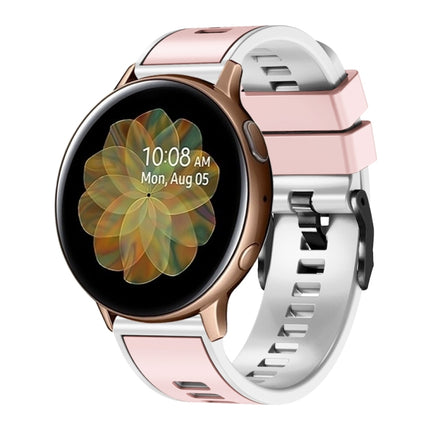 Universal Two Color Silicone Watch Band, 20mm