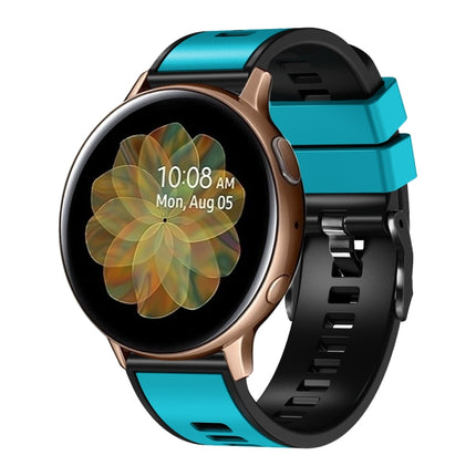 Universal Two Color Silicone Watch Band, 20mm