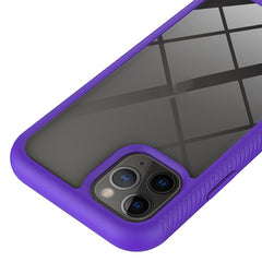 Funda protectora de PC + TPU a prueba de golpes de la serie Starry Sky Solid Color, para iPhone 11 Pro, para iPhone SE 2022 / SE 2020 / 8 / 7, para iPhone X, para iPhone XS Max, para iPhone 11