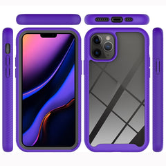 Funda protectora de PC + TPU a prueba de golpes de la serie Starry Sky Solid Color, para iPhone 11 Pro, para iPhone SE 2022 / SE 2020 / 8 / 7, para iPhone X, para iPhone XS Max, para iPhone 11