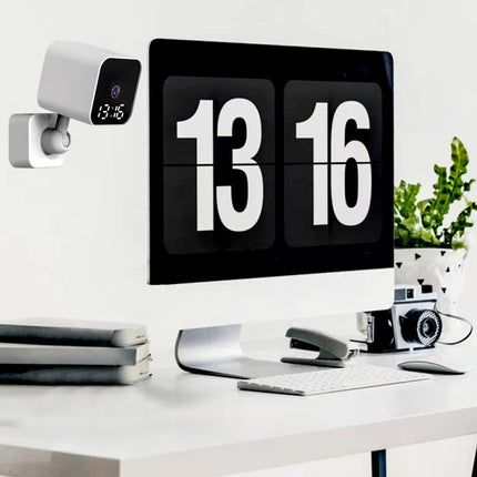 DP27 1080P Clock Plug Card WiFi Camera, Support Two-way Voice Intercom & Mobile Monitoring, US Plug, EU Plug