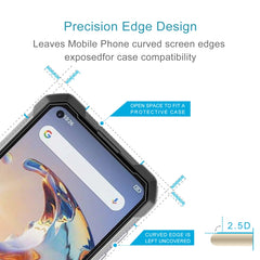 For Unihertz Tank / Tank 2 / Tank 3 50pcs 0.26mm 9H 2.5D Tempered Glass Film