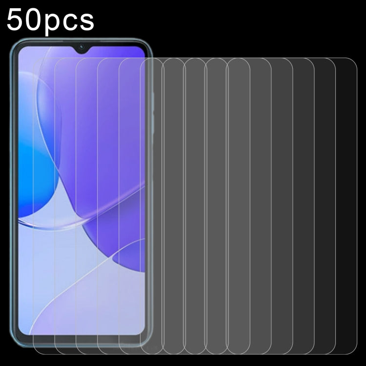 For Unihertz Tank / Tank 2 / Tank 3 50pcs 0.26mm 9H 2.5D Tempered Glass Film