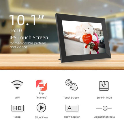 10.1 inch IPS Display WiFi Cloud Photo Frame, RK3126C Quad Core up to 1.5GHz, 1GB+16GB, AU Plug, US Plug, EU Plug, UK Plug