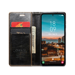 CaseMe 003 Crazy Horse Texture Leather Phone Case, For Samsung Galaxy A54 5G
