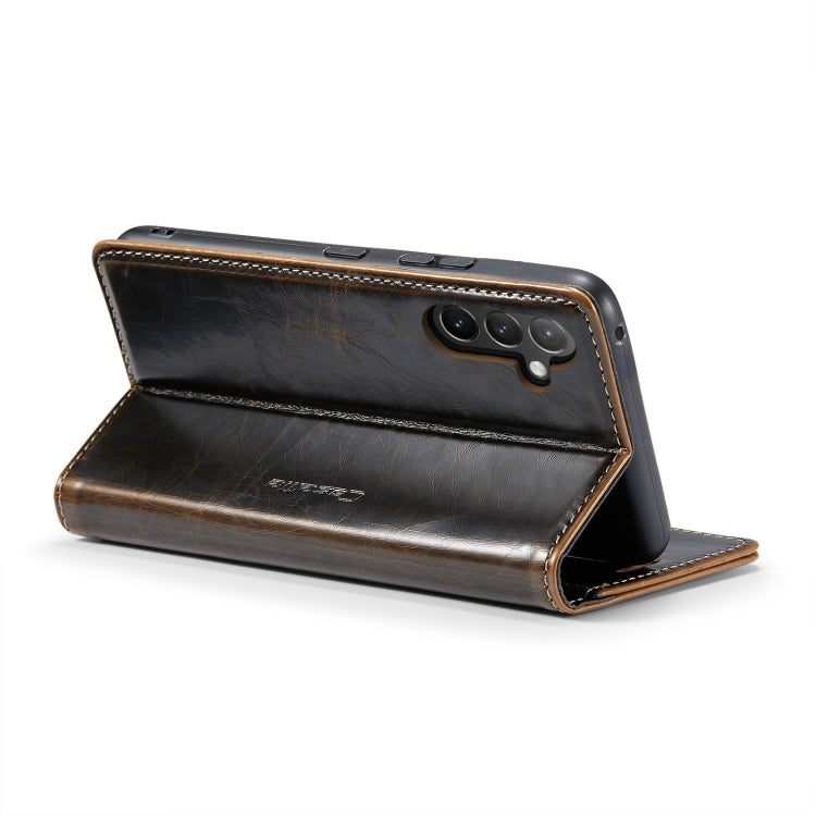 CaseMe 003 Crazy Horse Texture Leather Phone Case, For Samsung Galaxy A54 5G