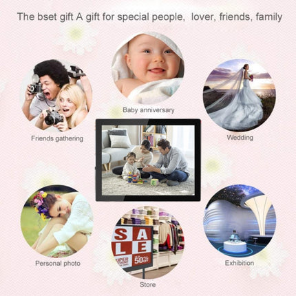 15 inch IPS Display WiFi Cloud Photo Frame, RK3126C Quad Core up to 1.5GHz, Android 6.0, 1GB+16GB