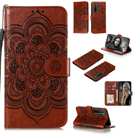 Mandala Embossing Pattern Horizontal Flip PU Leather Case with Holder & Card Slots & Walle & Lanyard, For Huawei nova 7 SE, For Huawei nova 7, For Huawei nova 7 Pro