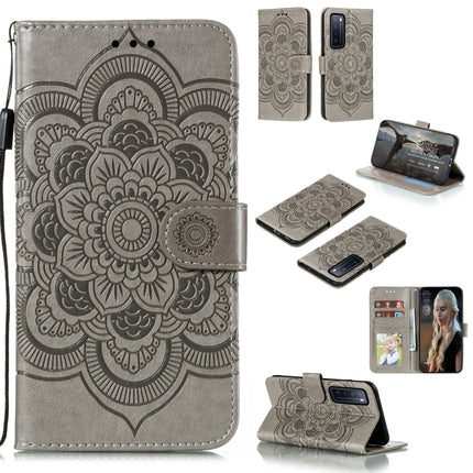 Mandala Embossing Pattern Horizontal Flip PU Leather Case with Holder & Card Slots & Walle & Lanyard, For Huawei nova 7 SE, For Huawei nova 7, For Huawei nova 7 Pro