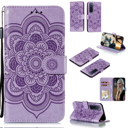 Mandala Embossing Pattern Horizontal Flip PU Leather Case with Holder & Card Slots & Walle & Lanyard, For Huawei nova 7 SE, For Huawei nova 7, For Huawei nova 7 Pro
