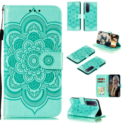 Mandala Embossing Pattern Horizontal Flip PU Leather Case with Holder & Card Slots & Walle & Lanyard, For Huawei nova 7 SE, For Huawei nova 7, For Huawei nova 7 Pro