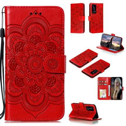 Mandala Embossing Pattern Horizontal Flip PU Leather Case with Holder & Card Slots & Walle & Lanyard, For Huawei P40 pro+, For Huawei Enjoy 10e, For Huawei Honor 30