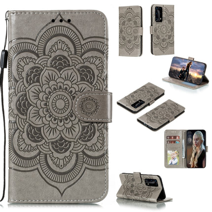 Mandala Embossing Pattern Horizontal Flip PU Leather Case with Holder & Card Slots & Walle & Lanyard, For Huawei P40 pro+, For Huawei Enjoy 10e, For Huawei Honor 30