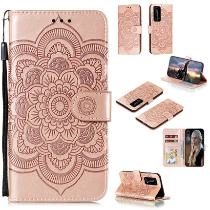 Mandala Embossing Pattern Horizontal Flip PU Leather Case with Holder & Card Slots & Walle & Lanyard, For Huawei P40 pro+, For Huawei Enjoy 10e, For Huawei Honor 30