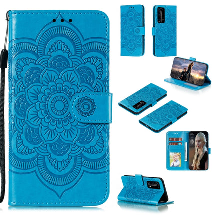 Mandala Embossing Pattern Horizontal Flip PU Leather Case with Holder & Card Slots & Walle & Lanyard, For Huawei P40 pro+, For Huawei Enjoy 10e, For Huawei Honor 30