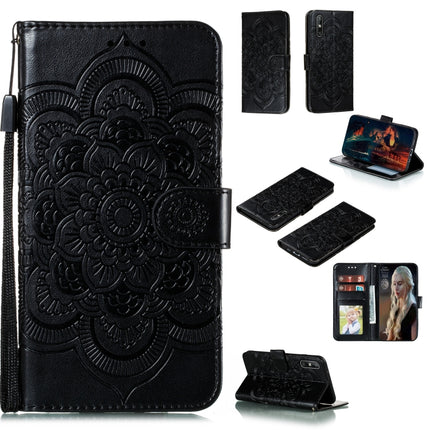 Mandala Embossing Pattern Horizontal Flip PU Leather Case with Holder & Card Slots & Walle & Lanyard, For Huawei P40 pro+, For Huawei Enjoy 10e, For Huawei Honor 30