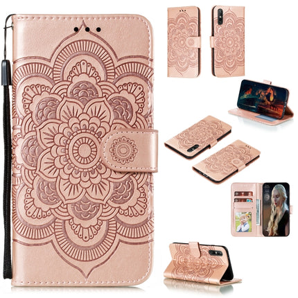 Mandala Embossing Pattern Horizontal Flip PU Leather Case with Holder & Card Slots & Walle & Lanyard, For Huawei P40 pro+, For Huawei Enjoy 10e, For Huawei Honor 30