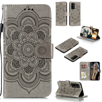 Mandala Embossing Pattern Horizontal Flip PU Leather Case with Holder & Card Slots & Walle & Lanyard, For Huawei P40 pro+, For Huawei Enjoy 10e, For Huawei Honor 30