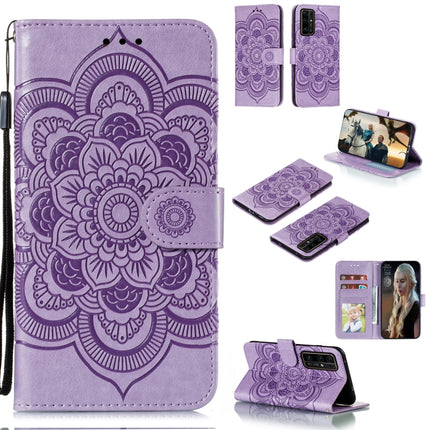 Mandala Embossing Pattern Horizontal Flip PU Leather Case with Holder & Card Slots & Walle & Lanyard, For Huawei P40 pro+, For Huawei Enjoy 10e, For Huawei Honor 30