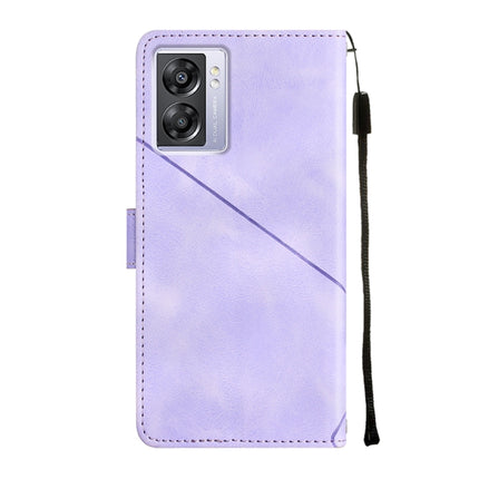 Skin-feel Embossed Leather Phone Case, For OPPO A57 5G 2022 / 4G, For OPPO K10 5G, For OPPO K10 Pro 5G, For OPPO Reno7 4G / F21 Pro