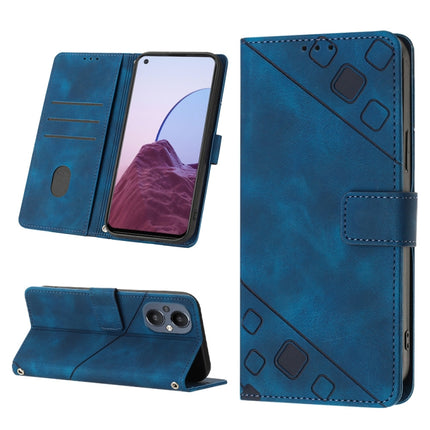 Skin-feel Embossed Leather Phone Case, For Realme C31 4G, For Realme C35, For Realme GT Neo3, For OnePlus Nord N20 5G / OPPO Reno7 Z 5G