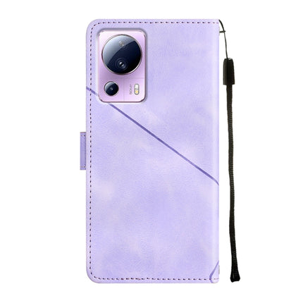 Skin-feel Embossed Leather Phone Case, For Xiaomi Civi 2, For Xiaomi Poco C40, For Xiaomi Poco M4 5G / M5 4G, For Xiaomi Poco M4 Pro 4G