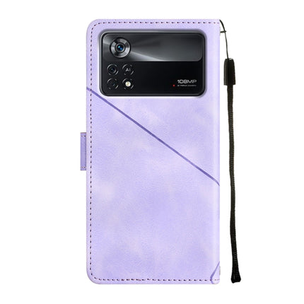 Skin-feel Embossed Leather Phone Case, For Xiaomi Poco X4 Pro 5G, For Xiaomi Redmi 10 2022 / Note 11 4G, For Xiaomi Redmi 10 Prime+ 5G, For Xiaomi Redmi 10A
