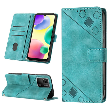 Skin-feel Embossed Leather Phone Case, For Xiaomi Poco X4 Pro 5G, For Xiaomi Redmi 10 2022 / Note 11 4G, For Xiaomi Redmi 10 Prime+ 5G, For Xiaomi Redmi 10A