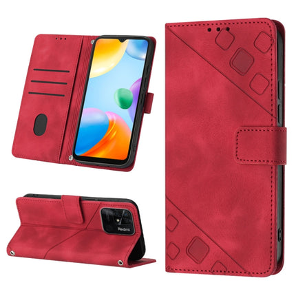 Skin-feel Embossed Leather Phone Case, For Xiaomi Redmi 10C 4G, For Xiaomi Redmi A1, For Xiaomi Redmi K50 Pro / K50, For Xiaomi 12T / 12T Pro / Redmi K50 Ultra