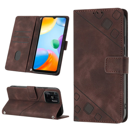 Skin-feel Embossed Leather Phone Case, For Xiaomi Redmi 10C 4G, For Xiaomi Redmi A1, For Xiaomi Redmi K50 Pro / K50, For Xiaomi 12T / 12T Pro / Redmi K50 Ultra