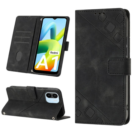 Skin-feel Embossed Leather Phone Case, For Xiaomi Redmi 10C 4G, For Xiaomi Redmi A1, For Xiaomi Redmi K50 Pro / K50, For Xiaomi 12T / 12T Pro / Redmi K50 Ultra