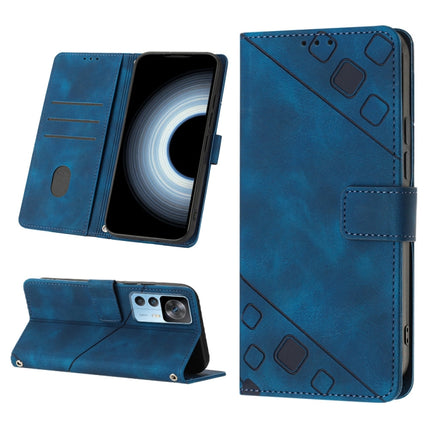 Skin-feel Embossed Leather Phone Case, For Xiaomi Redmi 10C 4G, For Xiaomi Redmi A1, For Xiaomi Redmi K50 Pro / K50, For Xiaomi 12T / 12T Pro / Redmi K50 Ultra