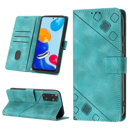 Skin-feel Embossed Leather Phone Case, For Xiaomi Redmi Note 11 Pro 5G / 4G, For Xiaomi Redmi Note 11s / 11 4G, For Xiaomi Redmi Note 11T Pro 5G / 11T Pro+ 5G