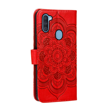 Mandala Embossing Pattern Horizontal Flip PU Leather Case with Holder & Card Slots & Walle & Lanyard, For Samsung Galaxy A11, For Samsung Galaxy A41, For Samsung Galaxy A70e