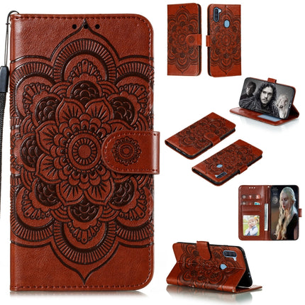 Mandala Embossing Pattern Horizontal Flip PU Leather Case with Holder & Card Slots & Walle & Lanyard, For Samsung Galaxy A11, For Samsung Galaxy A41, For Samsung Galaxy A70e