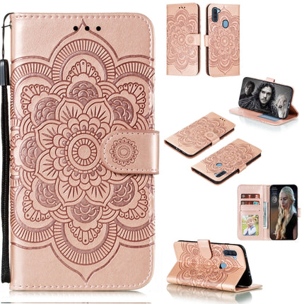 Mandala Embossing Pattern Horizontal Flip PU Leather Case with Holder & Card Slots & Walle & Lanyard, For Samsung Galaxy A11, For Samsung Galaxy A41, For Samsung Galaxy A70e