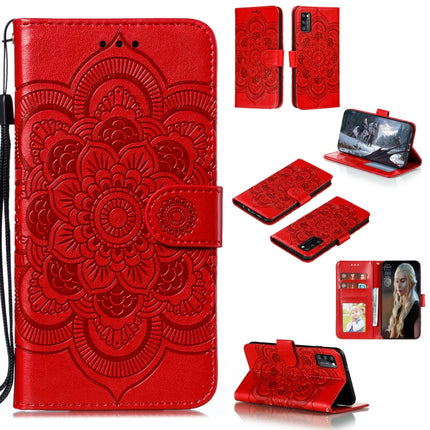 Mandala Embossing Pattern Horizontal Flip PU Leather Case with Holder & Card Slots & Walle & Lanyard, For Samsung Galaxy A11, For Samsung Galaxy A41, For Samsung Galaxy A70e