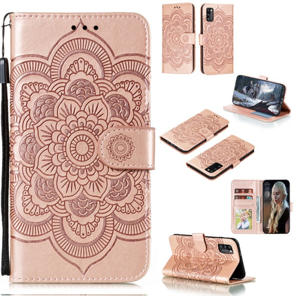 Mandala Embossing Pattern Horizontal Flip PU Leather Case with Holder & Card Slots & Walle & Lanyard, For Samsung Galaxy A11, For Samsung Galaxy A41, For Samsung Galaxy A70e
