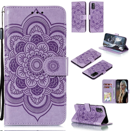Mandala Embossing Pattern Horizontal Flip PU Leather Case with Holder & Card Slots & Walle & Lanyard, For Samsung Galaxy A11, For Samsung Galaxy A41, For Samsung Galaxy A70e