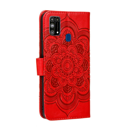 Mandala Embossing Pattern Horizontal Flip PU Leather Case with Holder & Card Slots & Walle & Lanyard, For Samsung Galaxy M31
