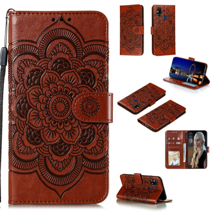 Mandala Embossing Pattern Horizontal Flip PU Leather Case with Holder & Card Slots & Walle & Lanyard, For Samsung Galaxy M31