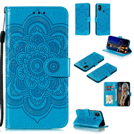 Mandala Embossing Pattern Horizontal Flip PU Leather Case with Holder & Card Slots & Walle & Lanyard, For Samsung Galaxy M31
