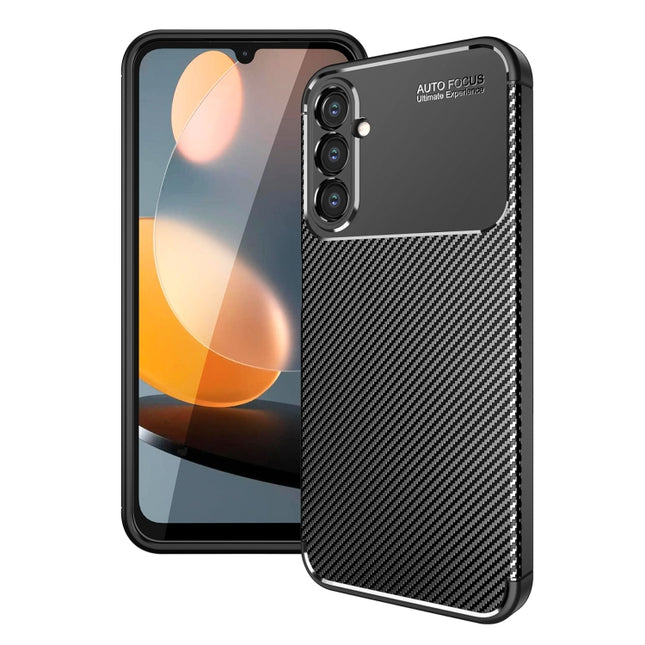 Carbon Fiber Texture Shockproof TPU Phone Case, For Samsung Galaxy A24 4G, For Xiaomi Redmi Note 12 Pro Speed