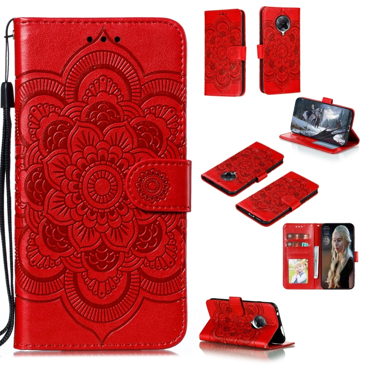 Mandala Embossing Pattern Horizontal Flip PU Leather Case with Holder & Card Slots & Walle & Lanyard, For Xiaomi Redmi K30 Pro, For Xiaomi Redmi Note 9 Pro, For Xiaomi Redmi Note 9 Pro Max, For Xiaomi Redmi Note 9S