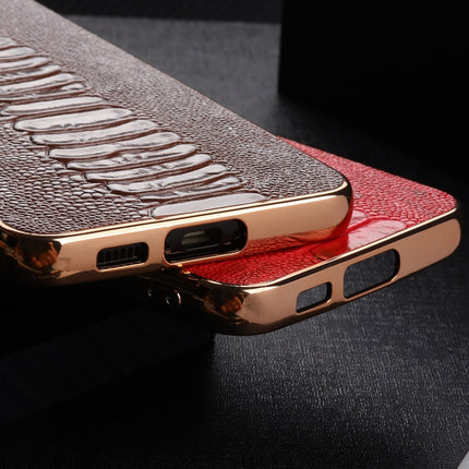 Genuine Leather Weilai Series Nano Electroplating Phone Case, For Xiaomi 13 Pro, For Samsung Galaxy S23 5G, For Samsung Galaxy S23+ 5G, For Samsung Galaxy S23 Ultra 5G