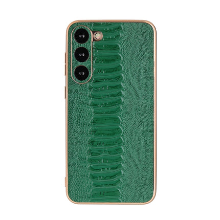 Genuine Leather Weilai Series Nano Electroplating Phone Case, For Xiaomi 13 Pro, For Samsung Galaxy S23 5G, For Samsung Galaxy S23+ 5G, For Samsung Galaxy S23 Ultra 5G